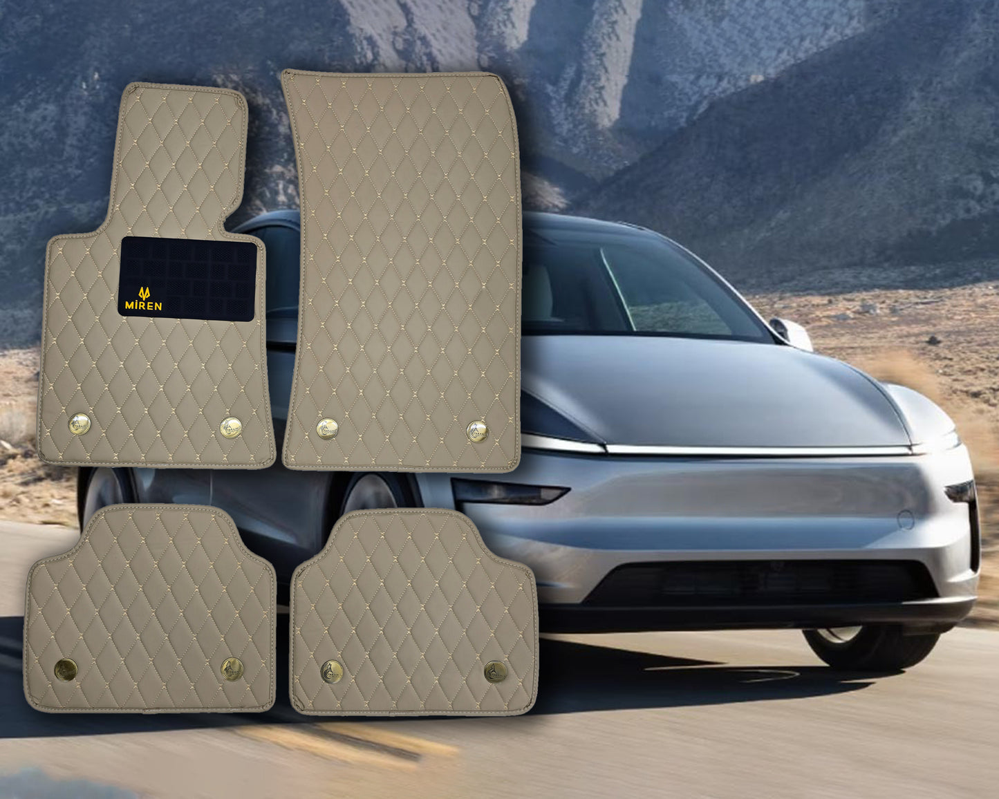 Tesla Model Y 2025 Araç İçi Düz Paspas