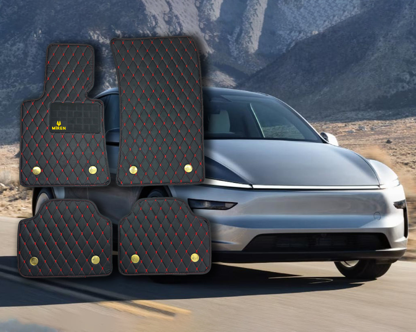 Tesla Model Y 2025 Araç İçi Düz Paspas