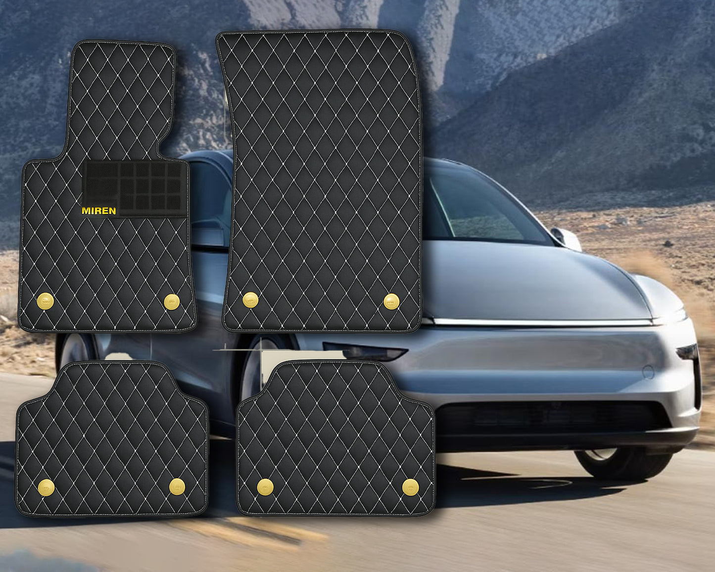 Tesla Model Y 2025 Araç İçi Düz Paspas