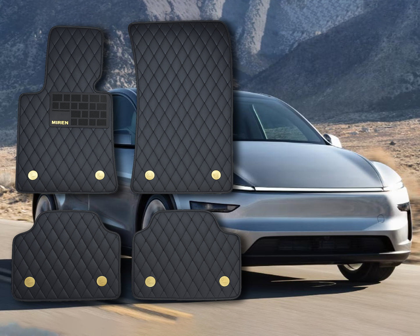 Tesla Model Y 2025 Araç İçi Düz Paspas