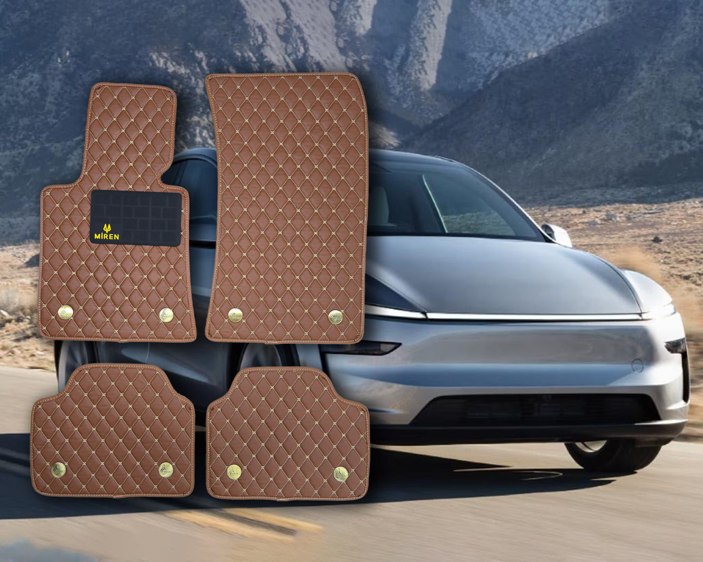 Tesla Model Y 2025 Araç İçi Düz Paspas