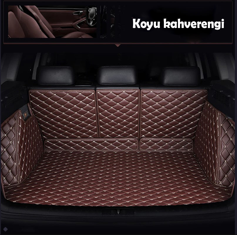 Audi Q7 2006-2015 5 kişili Araç İçin 360 Derece Bagaj Paspas