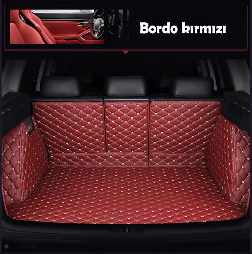 Audi Q7 2006-2015 7 kişili Araç İçin 360 Derece Bagaj Paspas