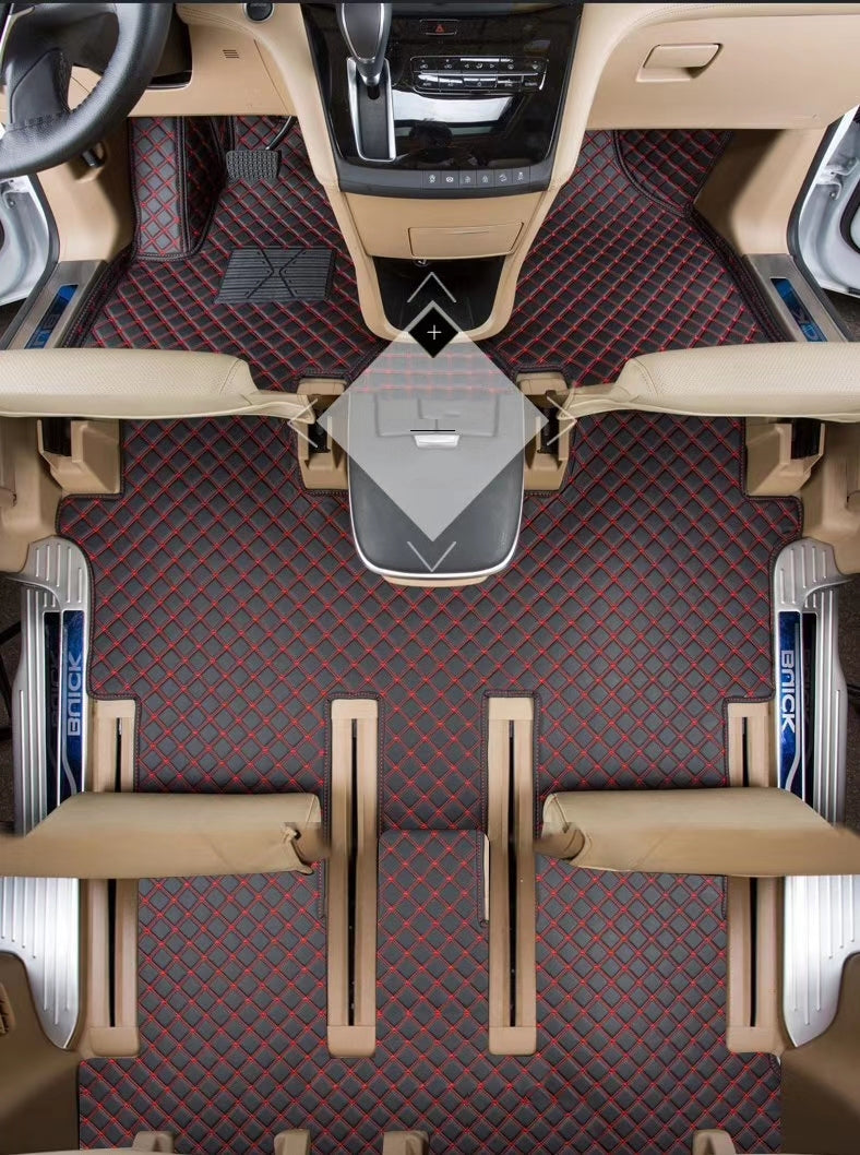 Mercedes EQS 2022-2025 5 kişili Araç İçin 360 Derece Araç içi Paspas